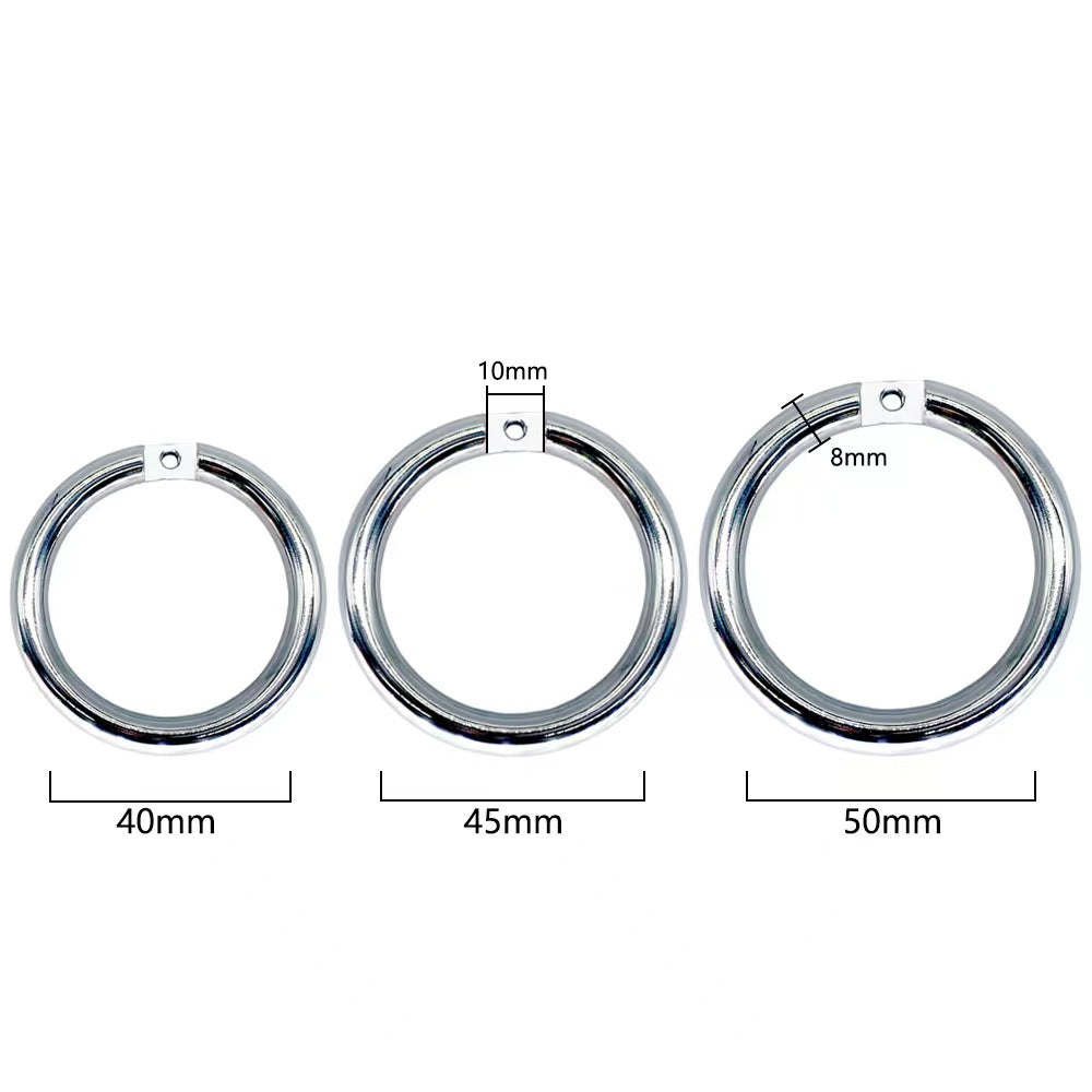 Stainless Steel Chastity Ring Cock Ring Chastitycage.cc
