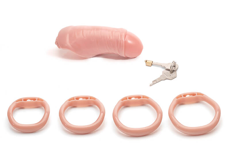 Flesh-Toned Camouflage Chastity Device Chastitycage.cc