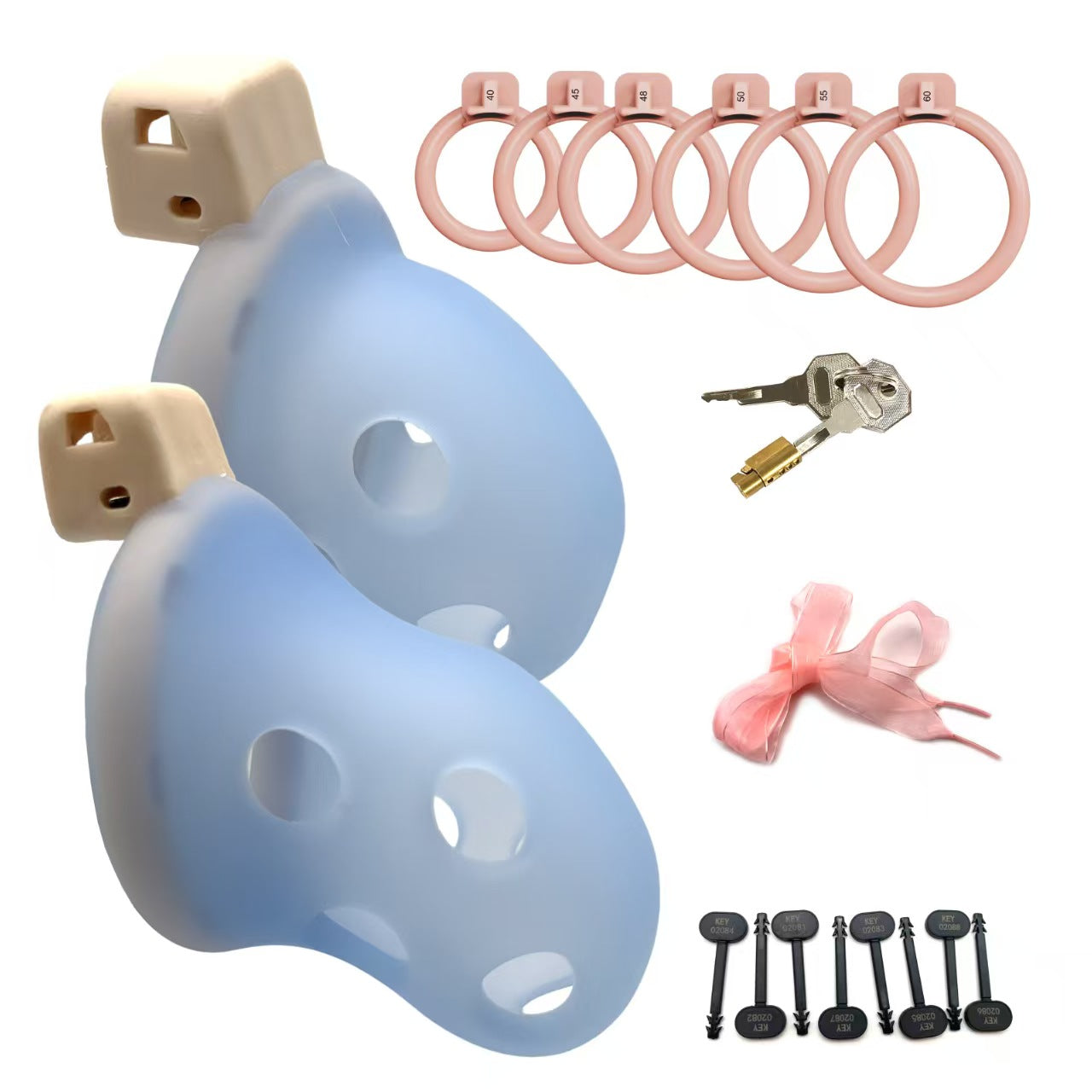 Fresh Soft Rubber Chastity Cage Chastitycage.cc