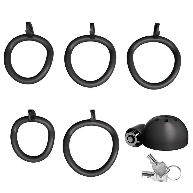 One-Click Unlocking Bell Cock Cage Chastitycage.cc