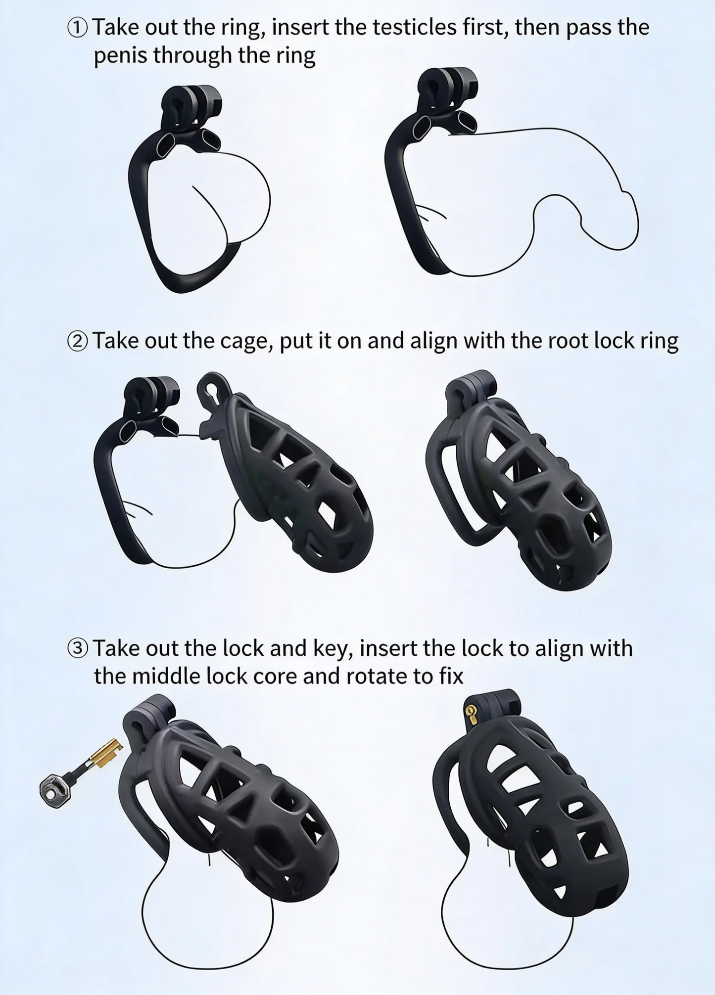 BDSM Cobra Chastity Cage ChastityCageInt