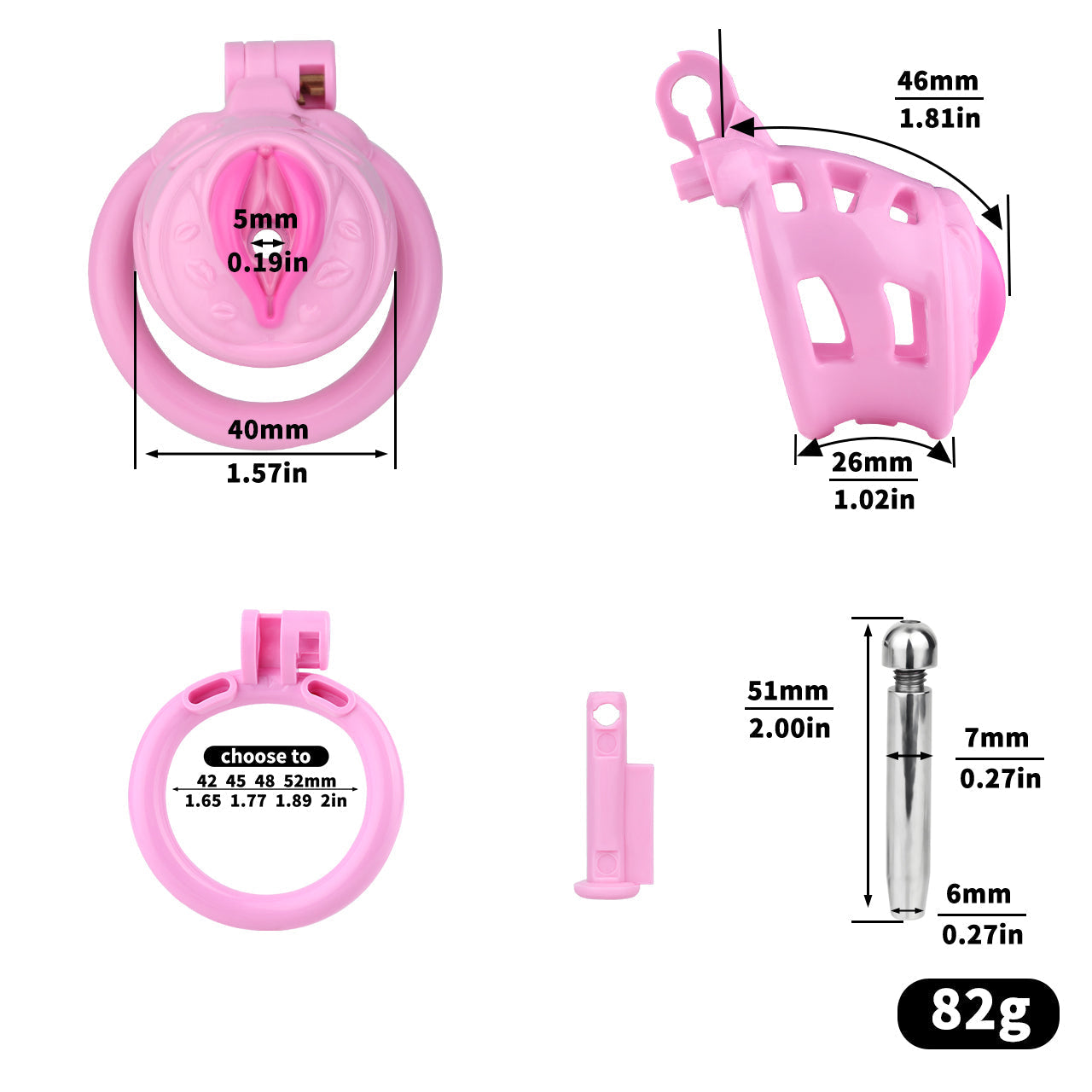 Sissy Pussy Chastity Cage Chastitycage.cc