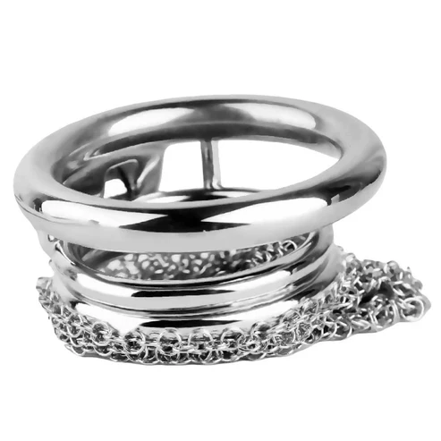 1.96" Stainless Steel Mesh Chastity Cage