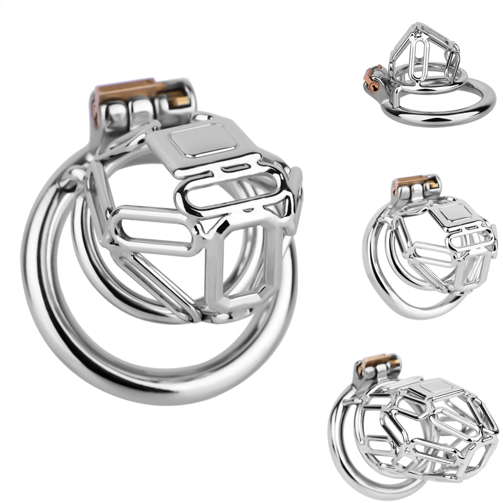 304 Stainless Steel Cock Cage Chastitycage.cc