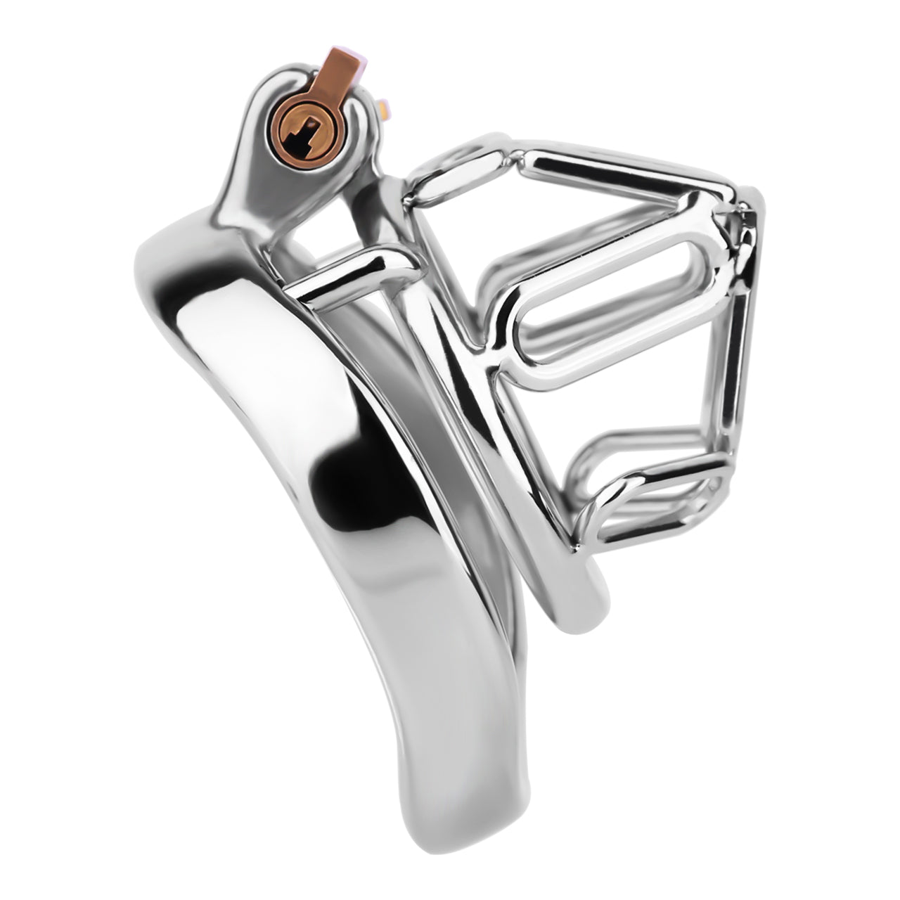 304 Stainless Steel Cock Cage Chastitycage.cc