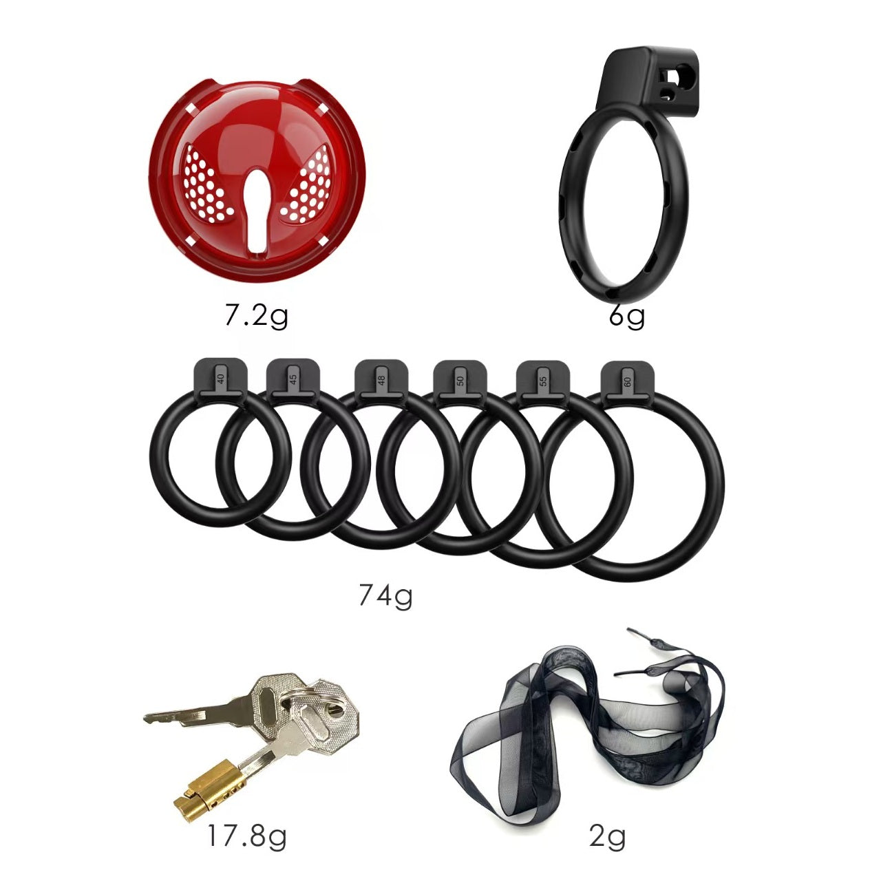 3D Detachable Chastity Cage Chastitycage.cc