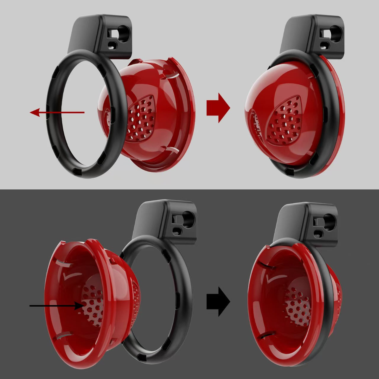 3D Detachable Chastity Cage Chastitycage.cc