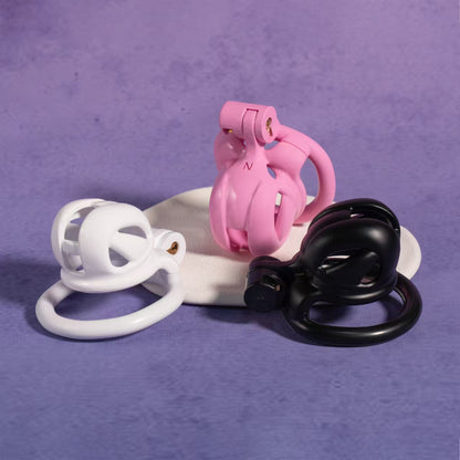 3D Mini Viper Chastity Cage With 4 Rings Chastitycage.cc
