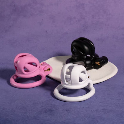 3D Mini Viper Chastity Cage With 4 Rings Chastitycage.cc