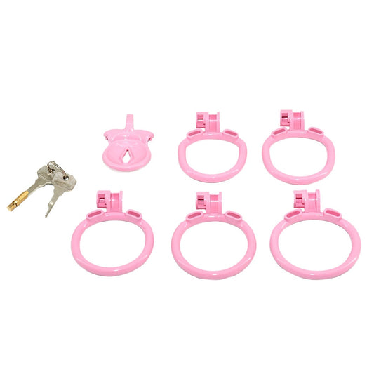 Flat Clit Pink Chastity Cage Chastitycage.cc