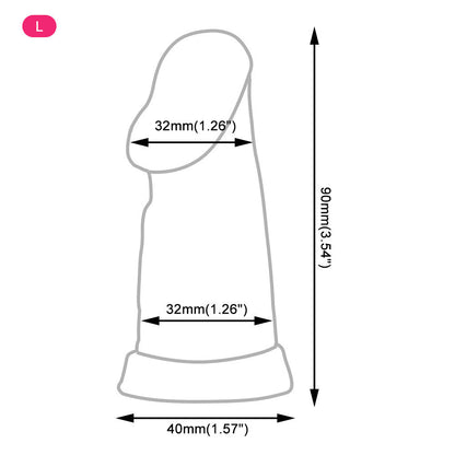 Chastity Device Accessories - Detachable Dildo Chastitycage.cc