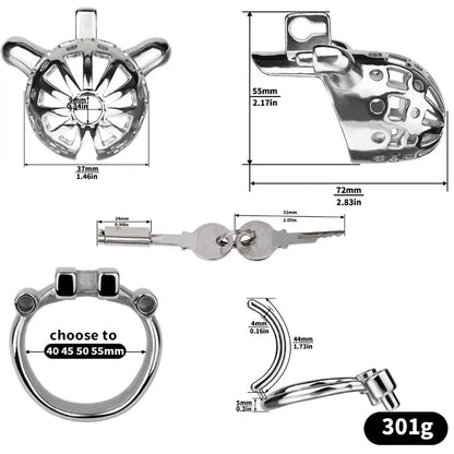 Removable PA Chastity Cage Chastitycage.cc