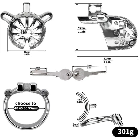 Removable PA Chastity Cage Chastitycage.cc