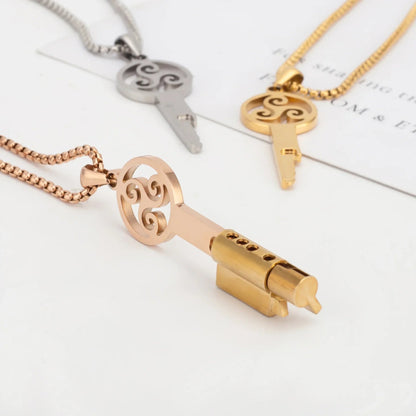 Rotating Chastity Key Necklace Chastitycage.cc