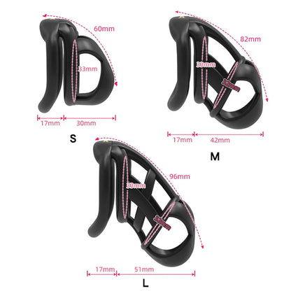 The Model X Male Chastity  Cage Chastitycage.cc