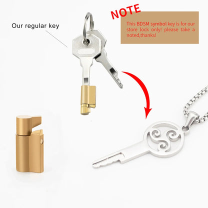 Rotating Chastity Key Necklace Chastitycage.cc