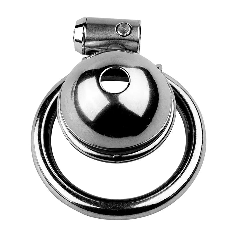 Metal Round Cap Chastity Lock Chastitycage.cc
