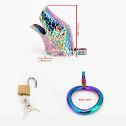 Snakehead Cock Cage Chastitycage.cc