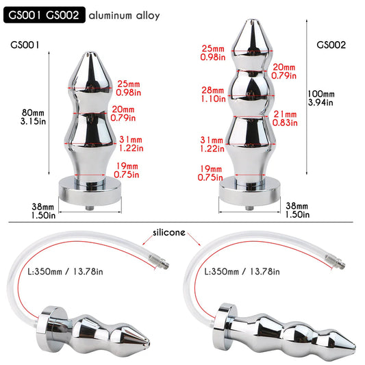 Spiked Male Chastity Cage with Anal Plug Chastitycage.cc