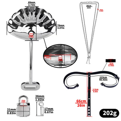 Shell Chastity Belt Invisible Chastitycage.cc