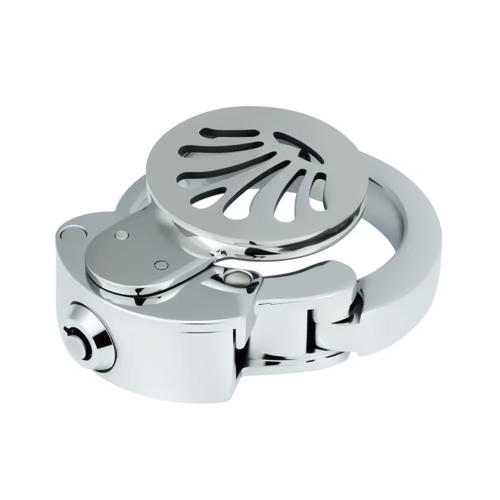 Stainless Steel Adjustable Flat Chastity Cage Chastitycage.cc