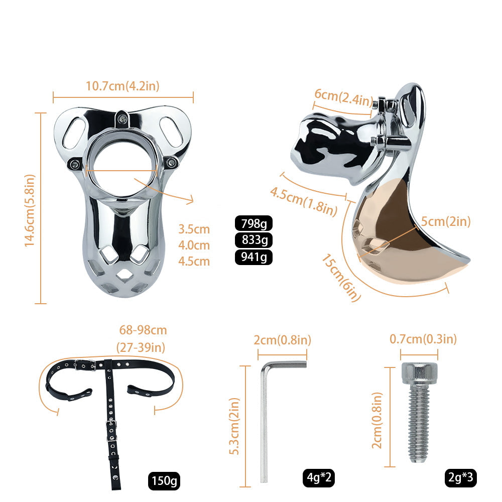Steel Chastity Belt Bondage Chastitycage.cc