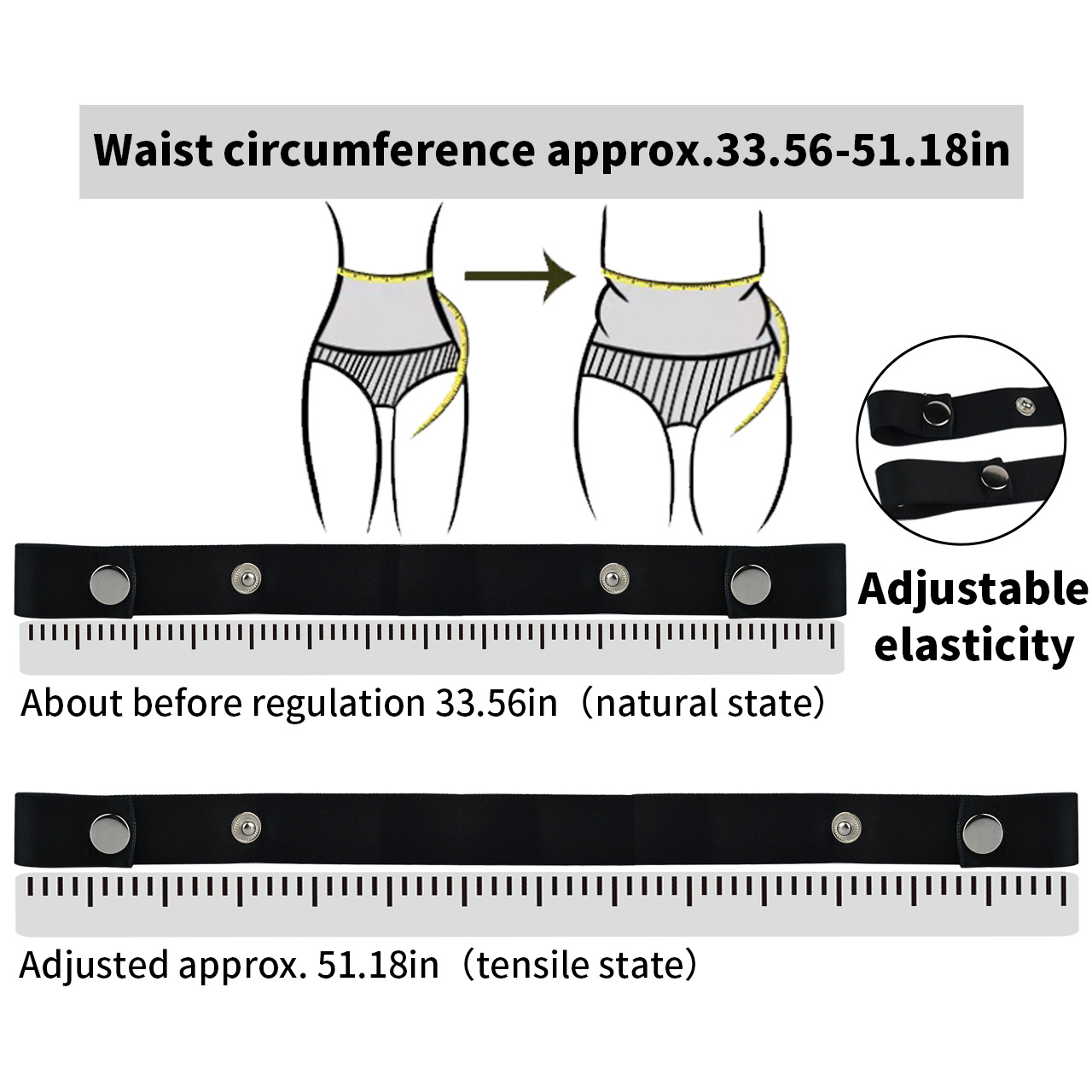 Adjustbale Elasticity Belt Chastitycage.cc