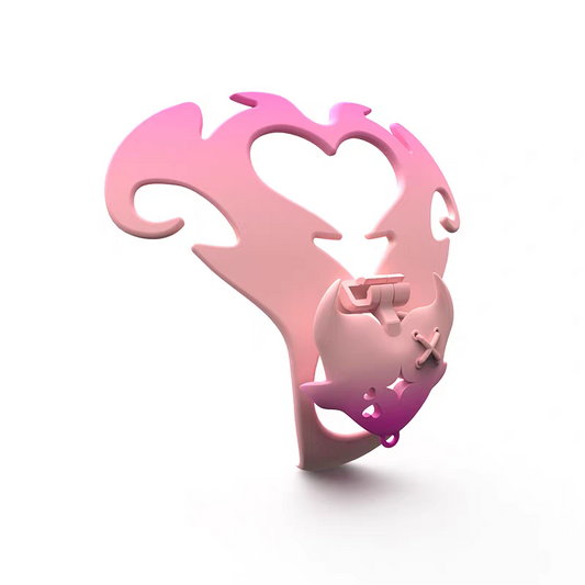 Angel's Heart Chastity Belt Adjustable Chastitycage.cc