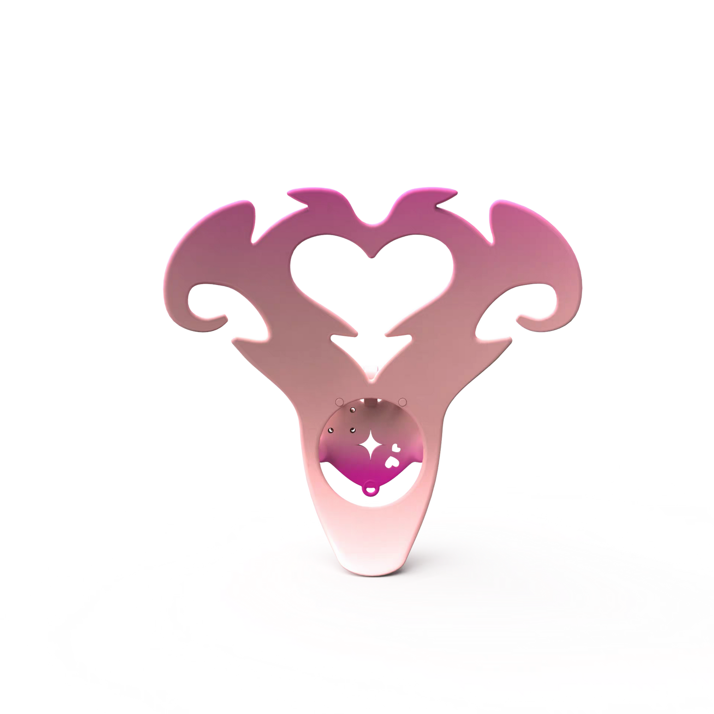Angel's Heart Chastity Belt Adjustable Chastitycage.cc