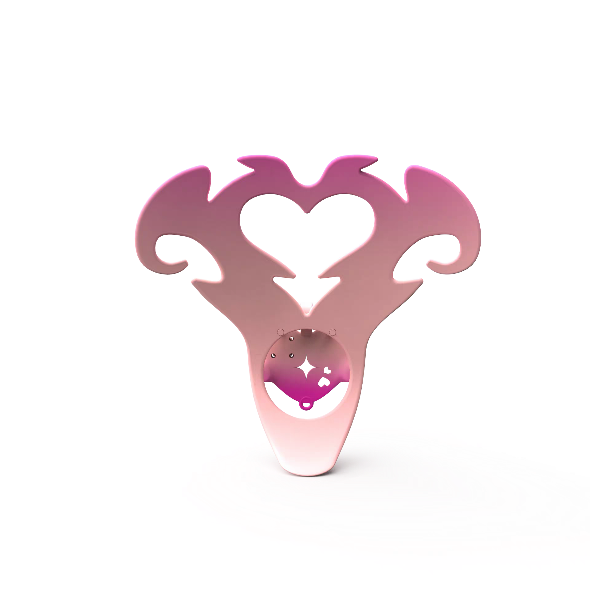 Angel's Heart Chastity Belt Adjustable Chastitycage.cc