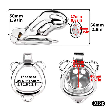Big Steel Cobra Cage Chastitycage.cc
