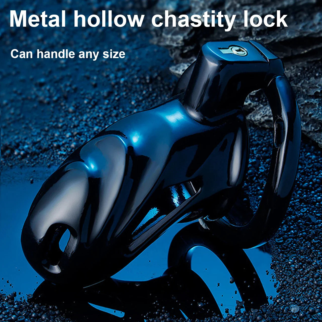 Black Metal Chastity Lock Chastitycage.cc