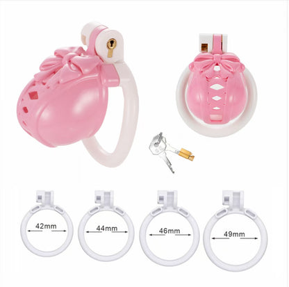 Bow Pot Lid Chastity Cage Chastitycage.cc