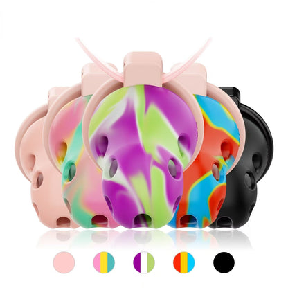 Breathable Soft Rubber Chastity Cage Chastitycage.cc