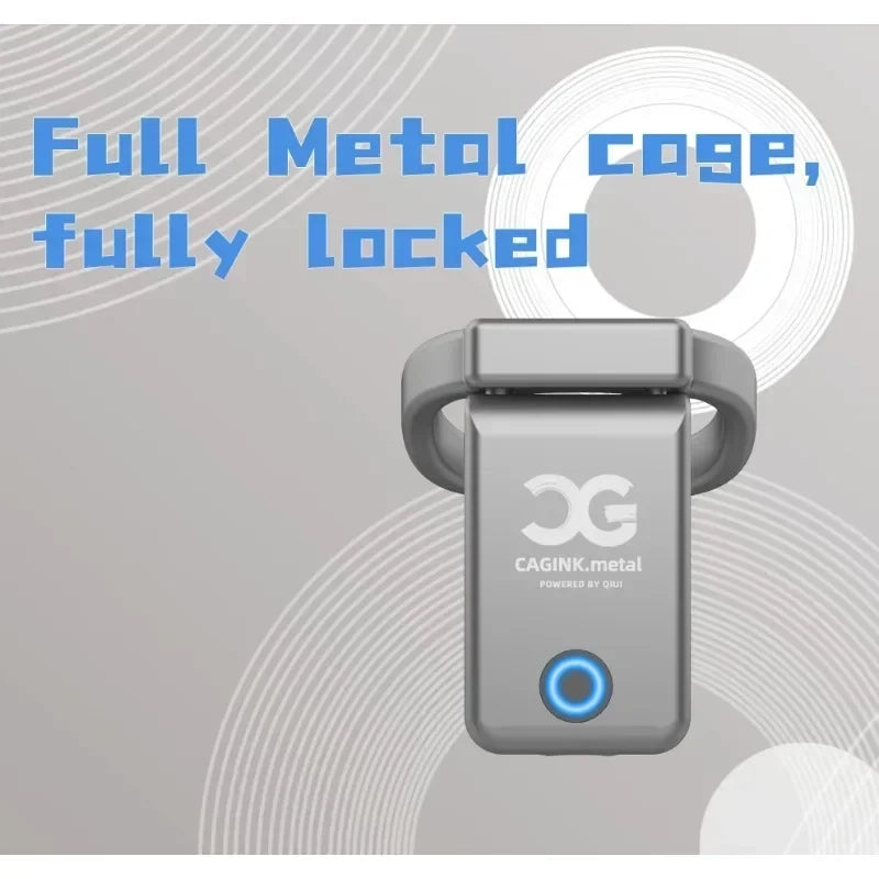 The Lastest Cagink Metal Chastity Cage Micro Version Chastitycage.cc