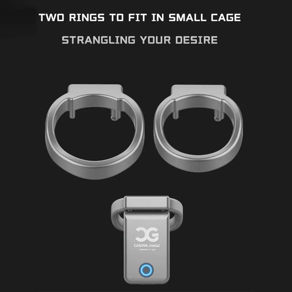 The Lastest Cagink Metal Chastity Cage Micro Version Chastitycage.cc