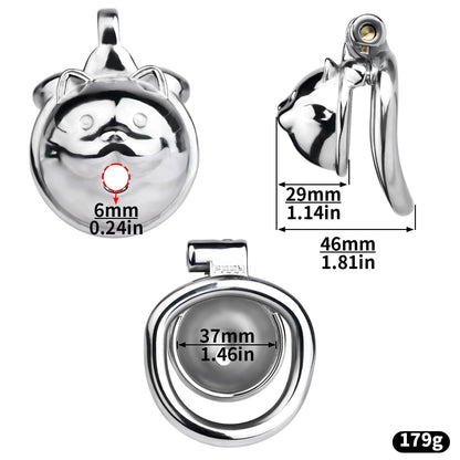 Cat Face Smallest Chastity Cage Chastitycage.cc