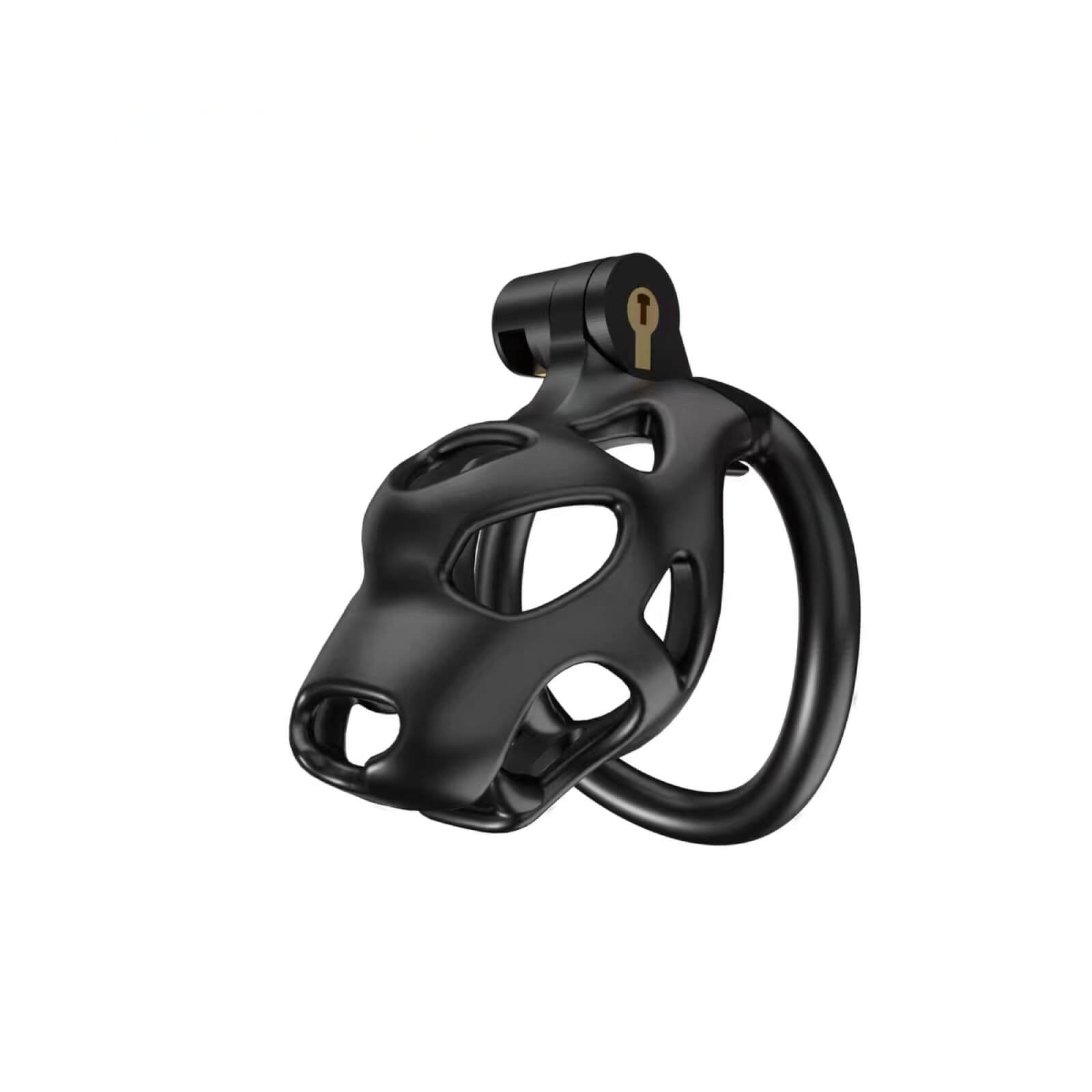 Cobra Dog Head Chastity Device With 4 Rings chastity-devices