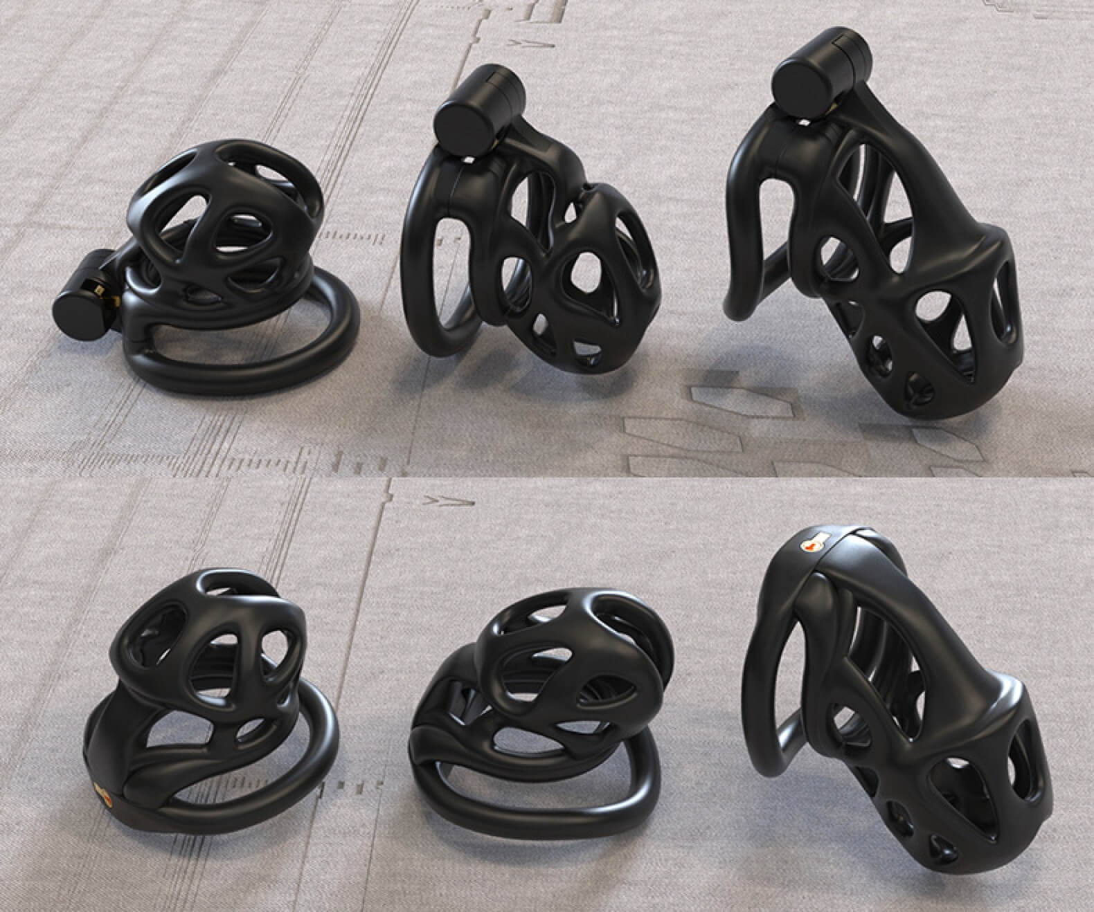 Cobra ES6 Chastity Device Kit Chastitycage.cc