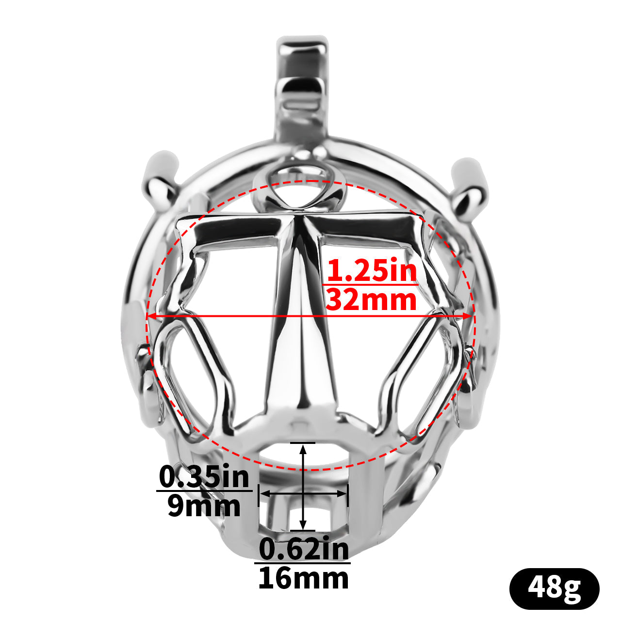 Cosmic Axis Chastity Lock Chastitycage.cc