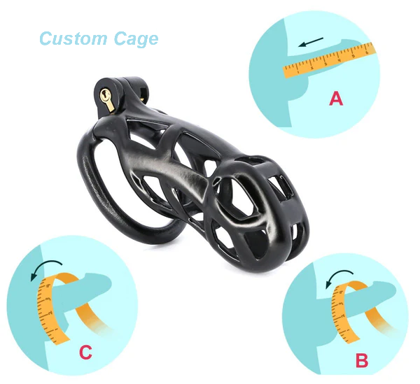 Resin Custom Chastity Cage Cobra Chastitycage.cc