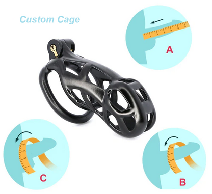 Resin Custom Chastity Cage Cobra Chastitycage.cc