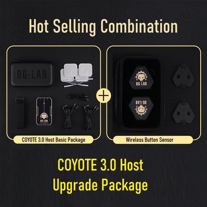 DG-LAB COYOTE 3.0 E-STIM Stimulator Electric Shock Power Box Chastitycage.cc