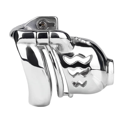 Dolphin Chastity Cage With PA Piercing Chastitycage.cc