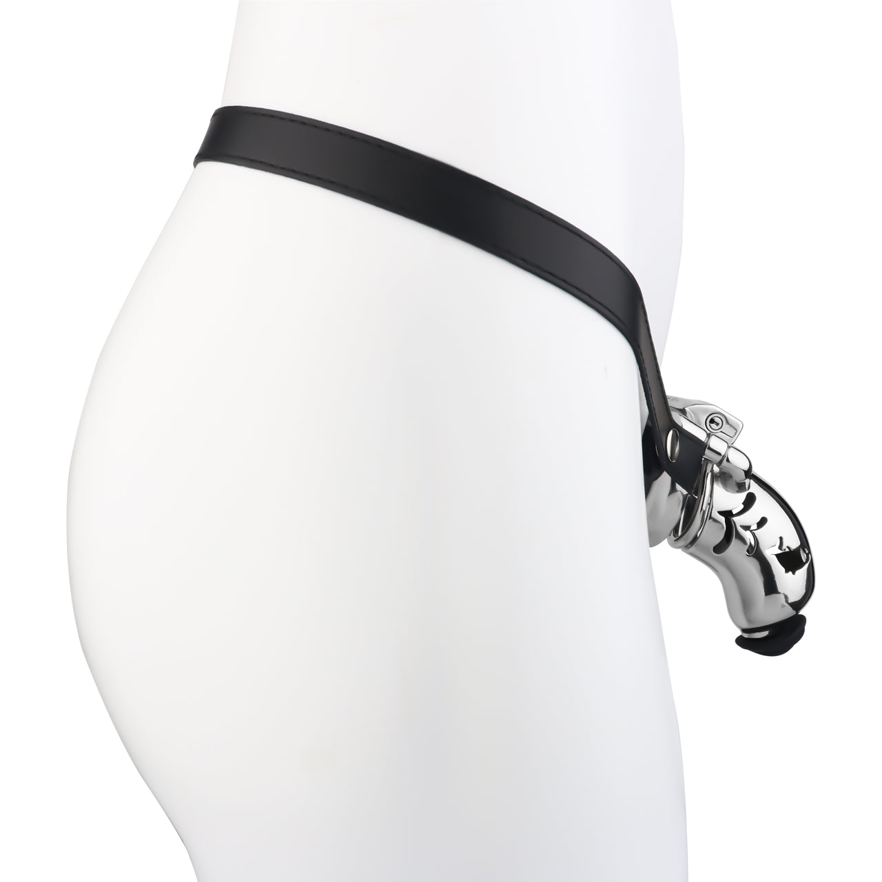 Dolphin Steel Chastity Cage with Anti-ring Removable Chastitycage.cc