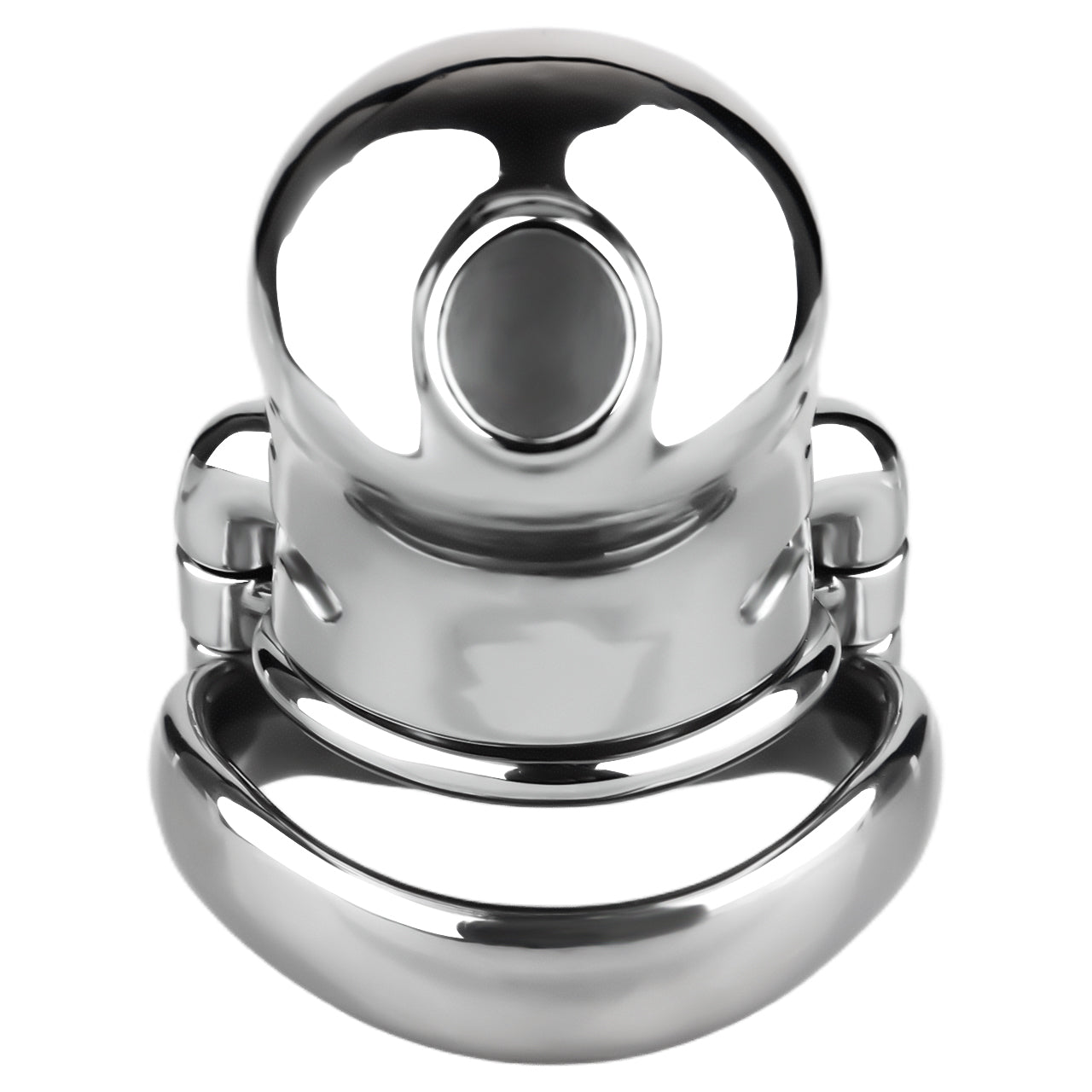 Dolphin Steel Chastity Cage with Anti-ring Removable Chastitycage.cc