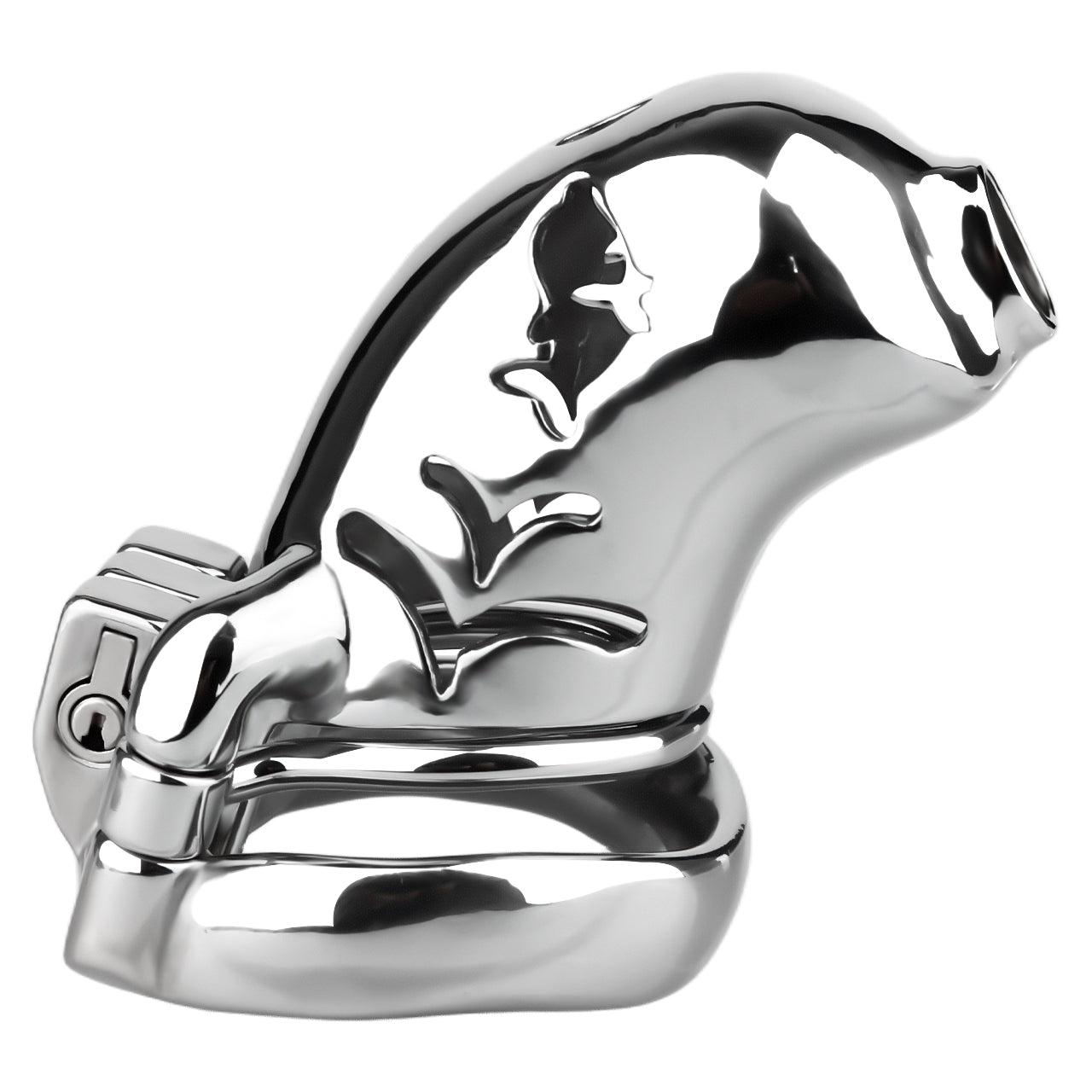 Dolphin Steel Chastity Cage with Anti-ring Removable Chastitycage.cc