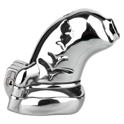 Dolphin Steel Chastity Cage with Anti-ring Removable Chastitycage.cc