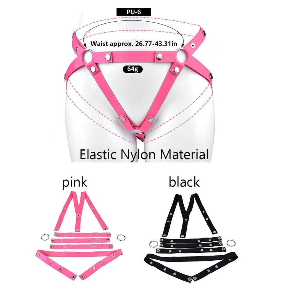 Elastic Chastity Waist Strap Chastitycage.cc