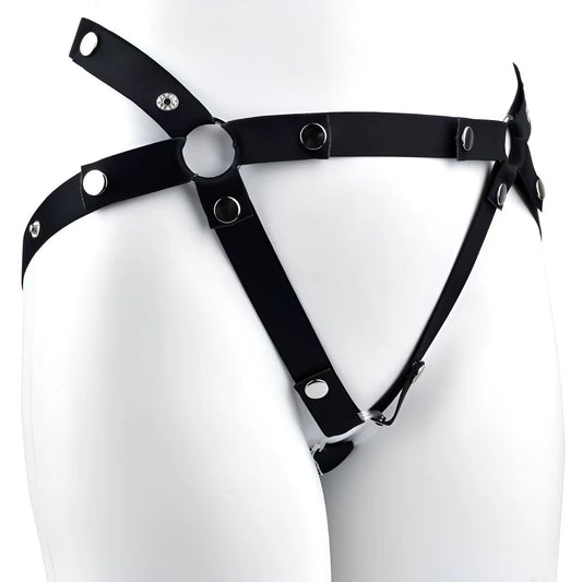 Elastic Chastity Waist Strap Chastitycage.cc